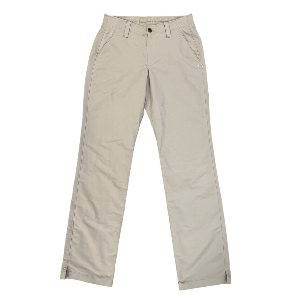 Under Armour Golf Pants Mens 30/32 Grey Performance Straight Leg Flat Front